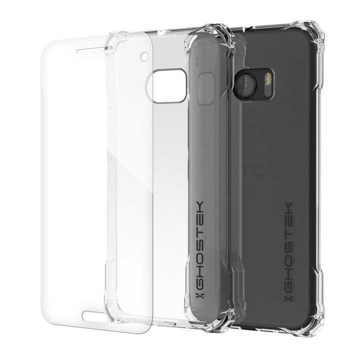 HTC 10 Case, Ghostek® Covert Clear Series Premium Slim Hybrid | w/Screen Protector | Ultra Fit (Color in image: Clear)