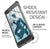 HTC 10 Case, Ghostek® Covert Dark Grey Series Premium Slim Hybrid | w/Screen Protector | Ultra Fit (Color in image: Rose Pink)