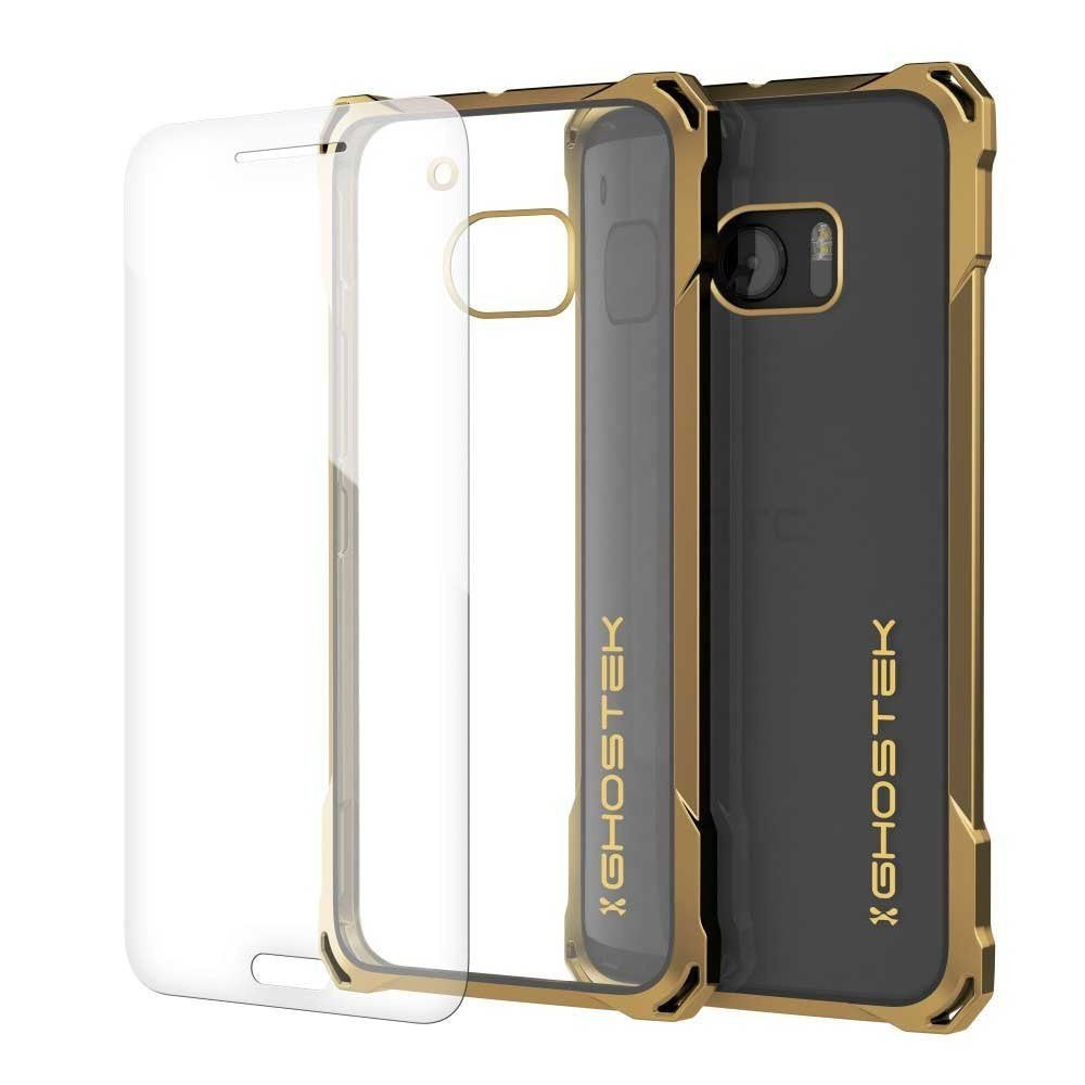 HTC 10 Case, Ghostek® Covert Gold Series Premium Slim Hybrid | w/Screen Protector | Ultra Fit (Color in image: Clear)