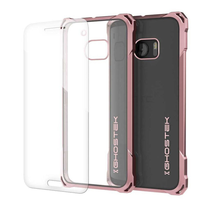 HTC 10 Case, Ghostek® Covert Peach Series Premium Slim Hybrid | w/Screen Protector | Ultra Fit (Color in image: Peach)