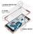 HTC 10 Case, Ghostek® Covert Peach Series Premium Slim Hybrid | w/Screen Protector | Ultra Fit (Color in image: Dark Gray)