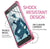 HTC 10 Case, Ghostek® Covert Pink Series Premium Slim Hybrid | w/Screen Protector | Ultra Fit (Color in image: Peach)