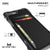 iPhone 8+Plus Wallet Case, Ghostek Exec Red Series | Slim Armor Hybrid Impact Bumper | TPU PU Leather Credit Card Slot Holder Sleeve Cover 