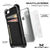 MULTI-LAYERED PROTECTION ANODIZED TPU STRUCTURE SHATTERPROOF SCREEN PROTECTOR iphone (Color in image: Brown)