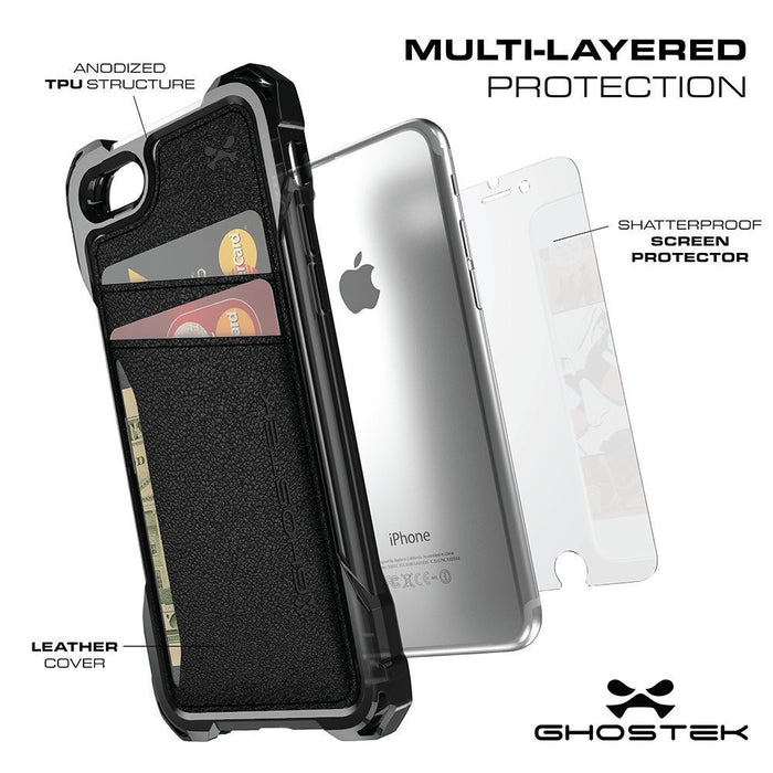 MULTI-LAYERED PROTECTION ANODIZED TPU STRUCTURE SHATTERPROOF SCREEN PROTECTOR iphone (Color in image: Gold)