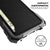 iPhone 8 Wallet Case, Ghostek Exec Black Series | Slim Armor Hybrid Impact Bumper | TPU PU Leather Credit Card Slot Holder Sleeve Cover 
