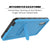 PunkCase Galaxy Note 10+ Plus Waterproof Case, [KickStud Series] Armor Cover [Light-Blue] (Color in image: Green)