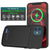iPhone 12 Battery Case, PunkJuice 4800mAH Fast Charging Power Bank W/ Screen Protector | [Black] (Color in image: red)