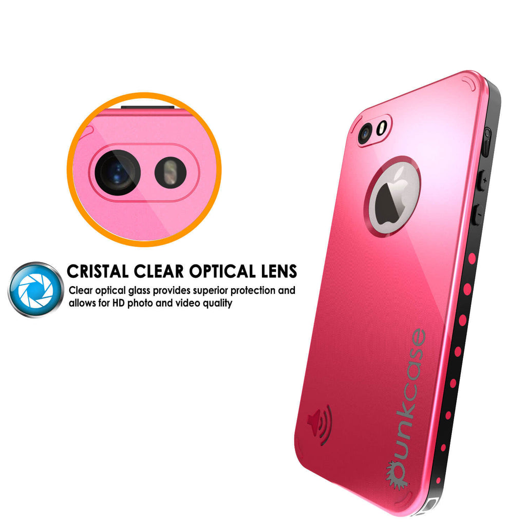 iPhone 5S/5 Waterproof Case, PunkCase StudStar Pink Case Water/Shock/Dirt Proof | Lifetime Warranty (Color in image: teal)