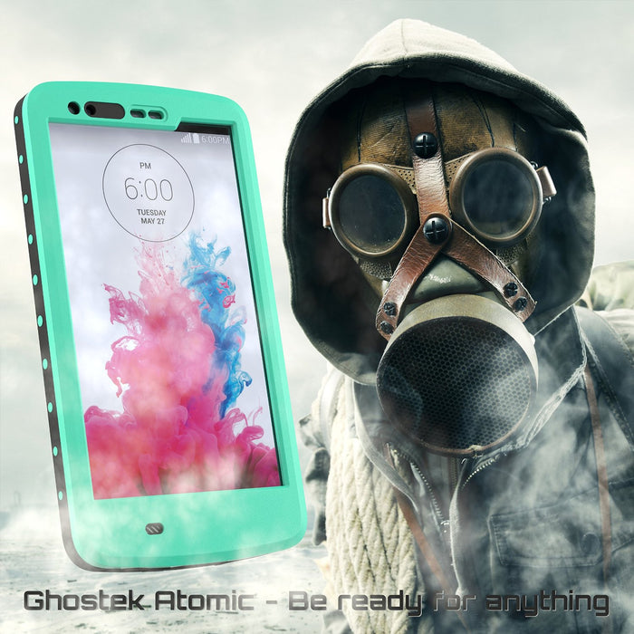 LG G3 Waterproof Case, Ghostek Atomic Teal W/ Attached Screen Protector  Slim Fitted  LG G3 (Color in image: pink)