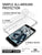 LG G5 Case, Ghostek® Clear Covert Premium Slim Hybrid Protective Cover | Lifetime Warranty Exchange (Color in image: Gold)