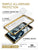 LG G5 Case, Ghostek® Gold Covert Premium Slim Hybrid Protective Cover | Lifetime Warranty Exchange (Color in image: Clear)