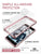 LG G5 Case, Ghostek® Clear Pink Premium Slim Hybrid Protective Cover | Lifetime Warranty Exchange (Color in image: Gold)