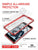 LG G5 Case, Ghostek® Red Covert Premium Slim Hybrid Protective Cover | Lifetime Warranty Exchange (Color in image: Gold)