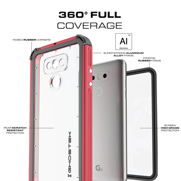 LG G6 WATERPROOF CASE | ATOMIC 3 SERIES | TEAL (Color in image: Black)