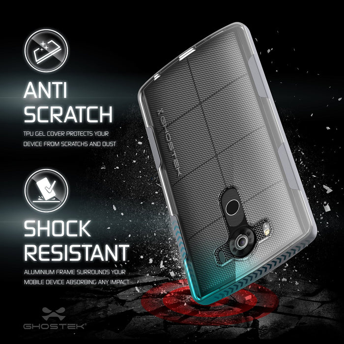 LG V10 Case, Ghostek® Cloak Silver Slim Hybrid Impact Armor Cover | Lifetime Warranty Exchange (Color in image: black)