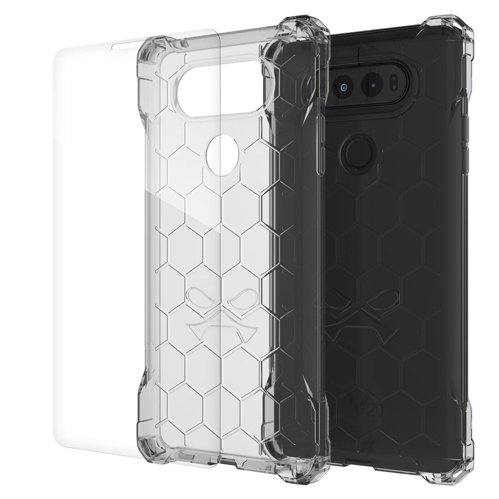 LG v20 Case, Ghostek® Covert Clear, Premium Impact Protective Armor | Lifetime Warranty Exchange (Color in image: clear)