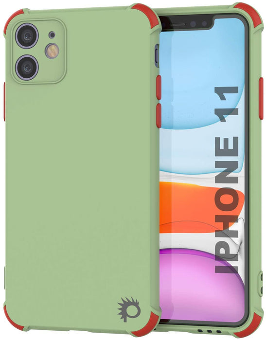 Punkcase Protective & Lightweight TPU Case [Sunshine Series] for iPhone 11 [Light Green] (Color in image: Light Green)