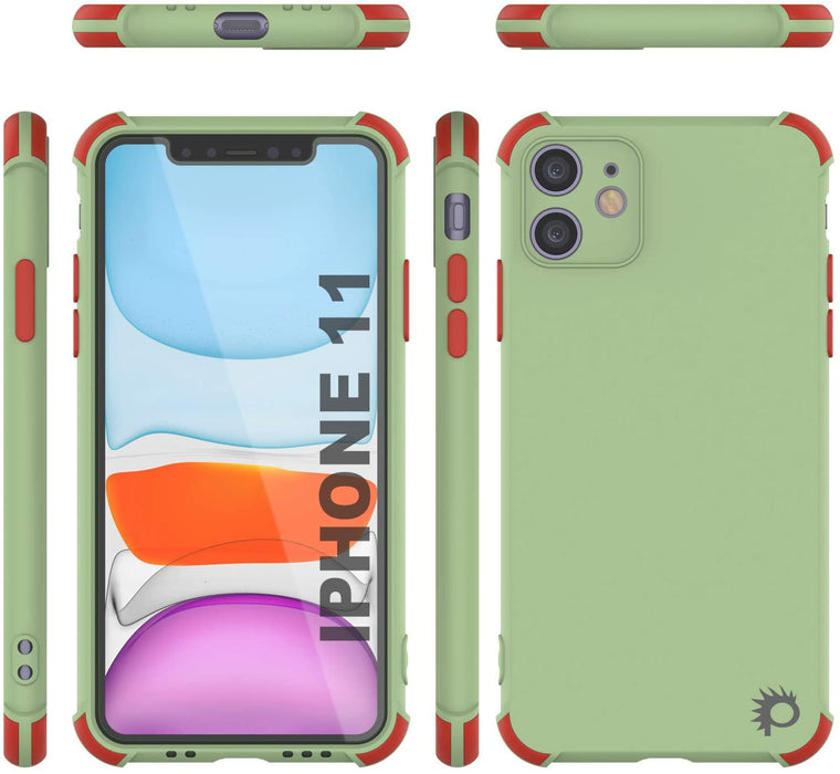 Punkcase Protective & Lightweight TPU Case [Sunshine Series] for iPhone 11 [Light Green] (Color in image: Pink)