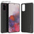 Galaxy S20 Case, Punkcase CarbonShield, Heavy Duty & Ultra Thin 2 Piece Dual Layer PU Leather Black Cover (Carbon Fiber Style) 