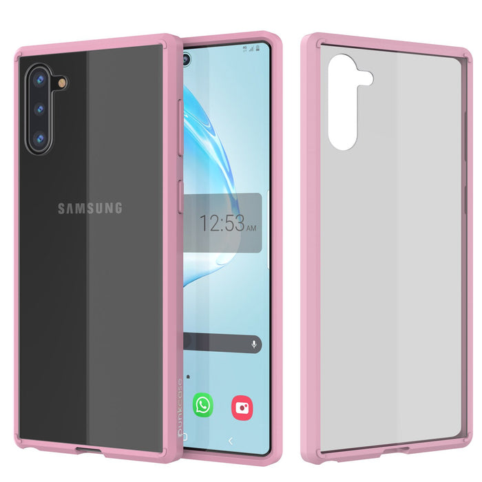 Galaxy Note 10 Punkcase Lucid-2.0 Series Slim Fit Armor Crystal Pink Case Cover (Color in image: Crystal Pink)