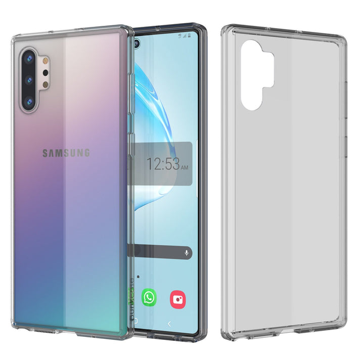 Galaxy Note 10+ Plus Punkcase Lucid-2.0 Series Slim Fit Armor Clear Case Cover (Color in image: Clear)