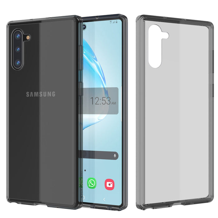 Galaxy Note 10 Punkcase Lucid-2.0 Series Slim Fit Armor Crystal Black Case Cover (Color in image: Crystal Black)