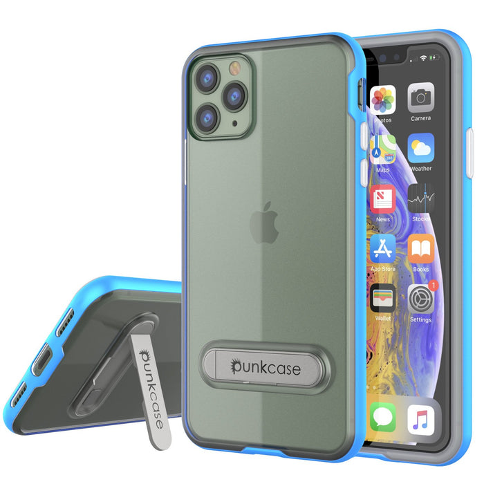 iPhone 12 Pro Max Case, PUNKcase [LUCID 3.0 Series] [Slim Fit] Protective Cover w/ Integrated Screen Protector [Blue] (Color in image: Blue)