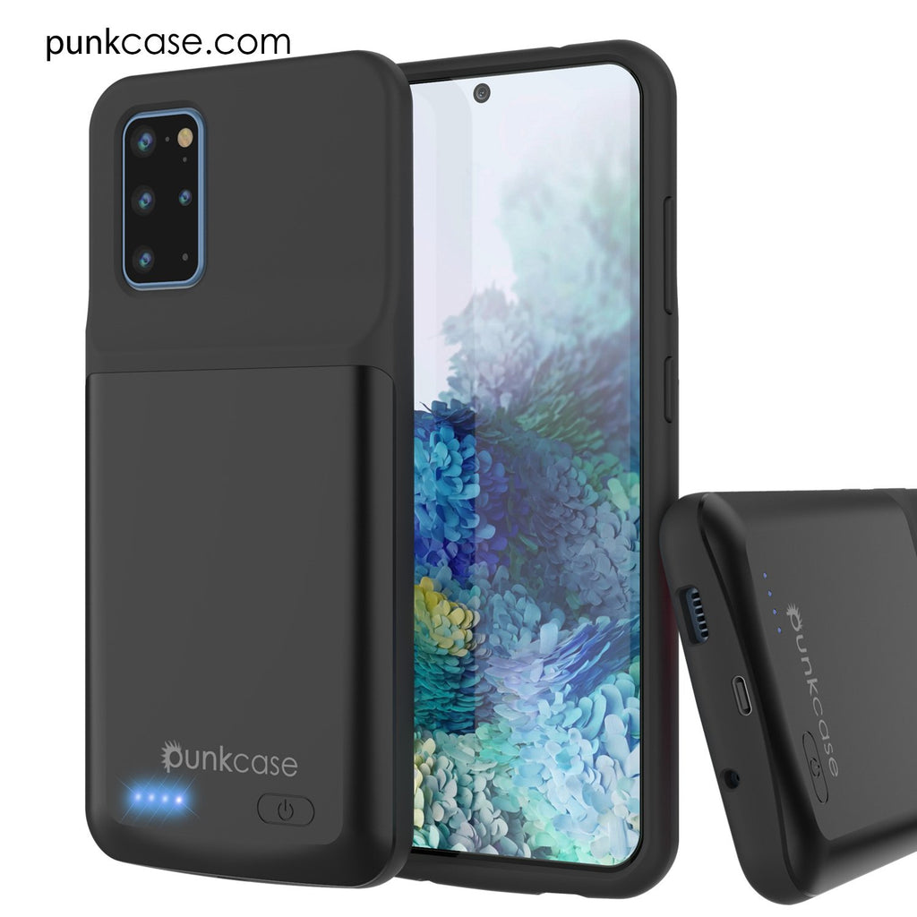 PunkJuice S20+ Plus Battery Case All Black - Fast Charging Power Juice Bank with 6000mAh (Color in image: Rose-Gold)