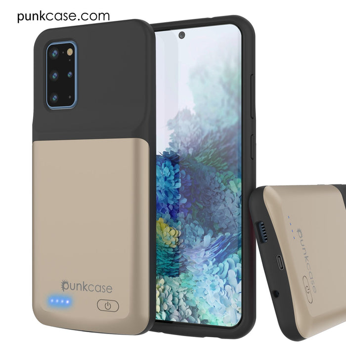 PunkJuice S20+ Plus Battery Case Gold - Fast Charging Power Juice Bank with 6000mAh (Color in image: Rose-Gold)