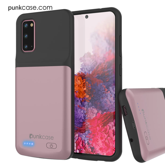 PunkJuice S20 Battery Case Rose - Fast Charging Power Juice Bank with 4800mAh (Color in image: Gold)