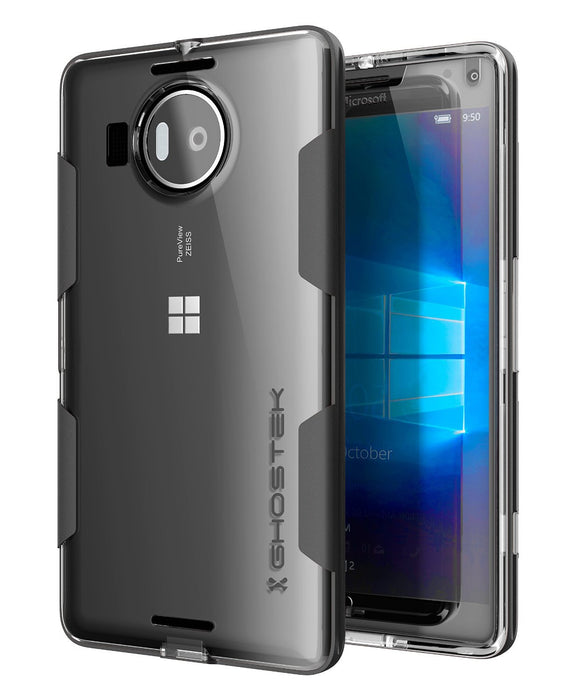 Microsoft Lumia 950 Case, Ghostek® Cloak Black Slim Hybrid Impact Armor | Lifetime Warranty Exchange (Color in image: black)