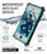 iPhone SE/5S/5 Waterproof Case, Ghostek® Nautical  Teal Series| Underwater | Aluminum Frame | Ultra Fit (Color in image: White)
