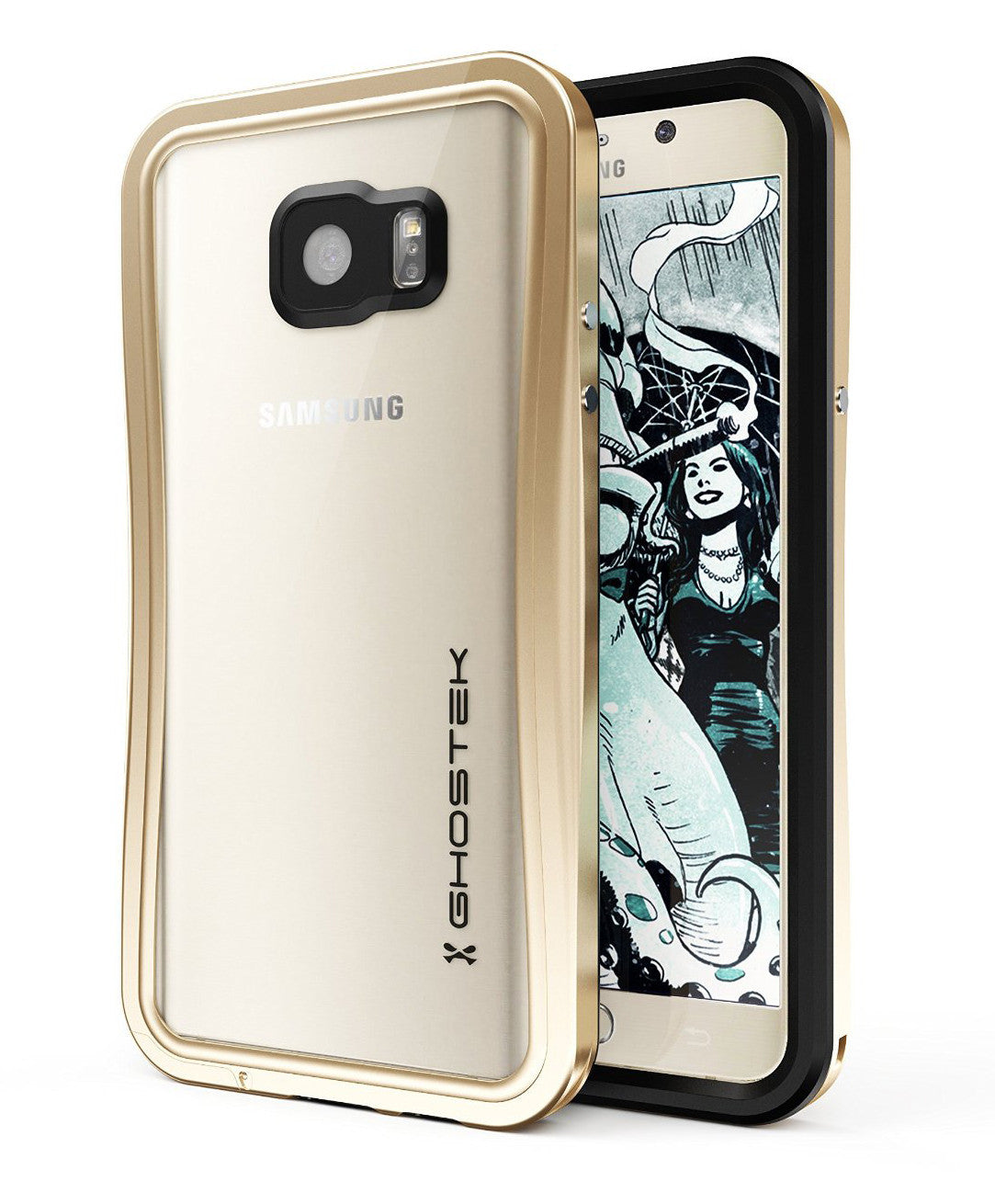 Note 5 Waterproof Case, Ghostek® Atomic 2.0 Series Gold for Samsung Galaxy Note 5 | Aluminum Frame (Color in image: Gold)