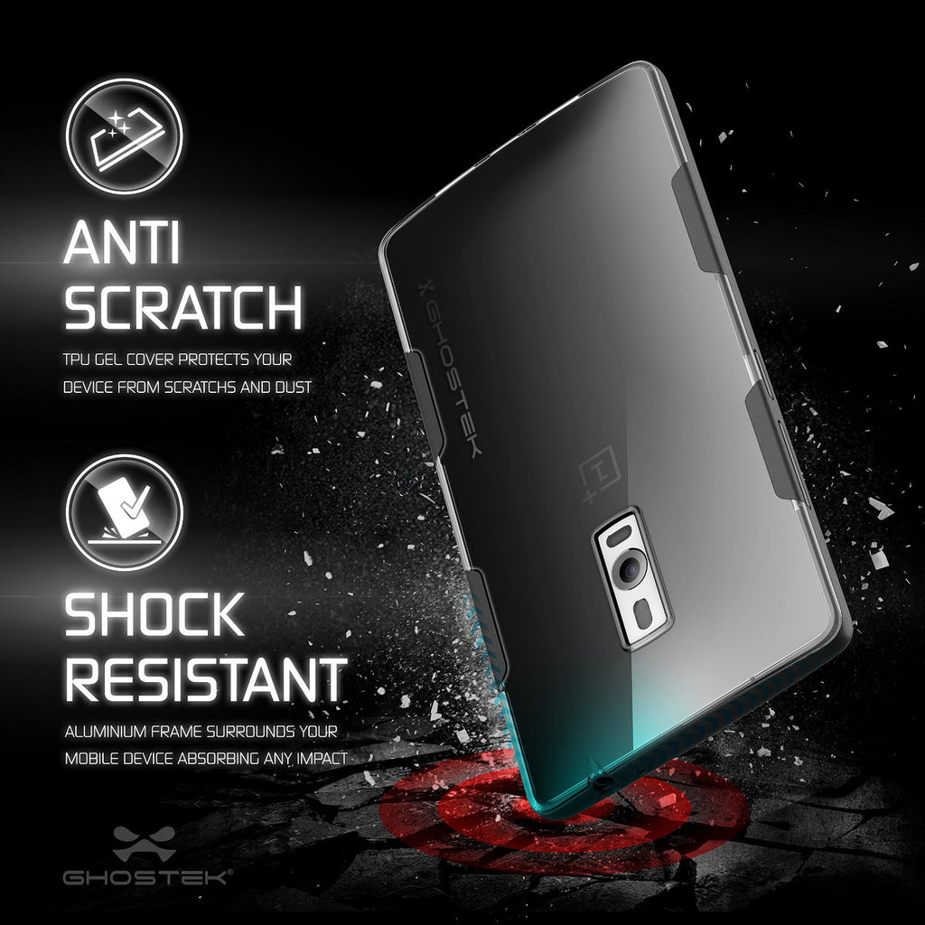 OnePlus 2 Case, Ghostek® Cloak Black Series for OnePlus 2 Slim Hybrid | Lifetime Warranty Exchange (Color in image: gold)