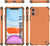 Punkcase Protective & Lightweight TPU Case [Sunshine Series] for iPhone 11 [Orange] (Color in image: Dark Green)