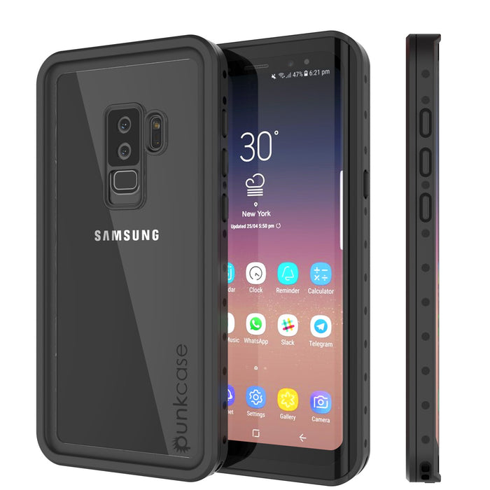 Galaxy S9 Plus Waterproof Case PunkCase StudStar Clear Thin 6.6ft Underwater IP68 Shock/Snow Proof (Color in image: Clear)