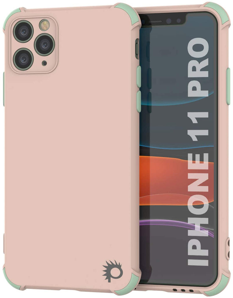 Punkcase Protective & Lightweight TPU Case [Sunshine Series] for iPhone 11 Pro [Pink] (Color in image: Pink)