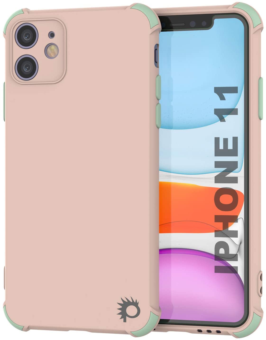 Punkcase Protective & Lightweight TPU Case [Sunshine Series] for iPhone 11 [Pink] (Color in image: Pink)