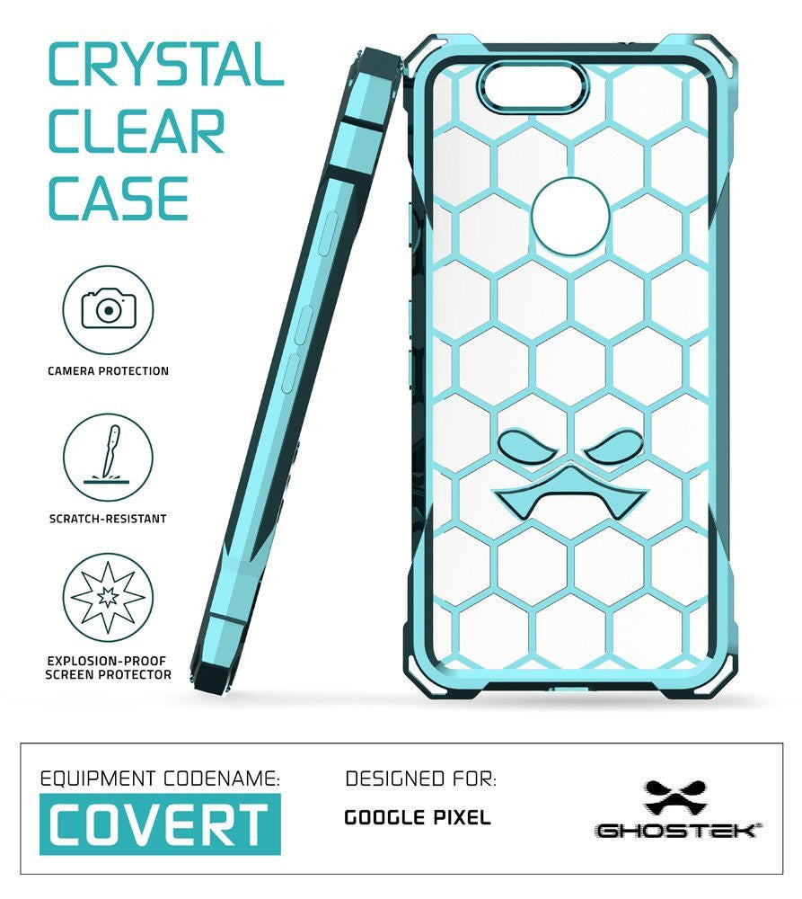 Google Pixel XL Case, Ghostek® Covert Teal, Premium Impact Protective Armor | Lifetime Warranty Exchange (Color in image: gold)