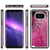 Galaxy S8 Plus Case, Punkcase [Liquid Series] Protective Dual Layer Floating Glitter Cover + PunkShield Screen Protector for Samsung S8 [Pink] (Color in image: Silver)