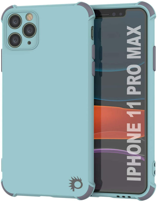 Punkcase Protective & Lightweight TPU Case [Sunshine Series] for iPhone 11 Pro Max [Teal] (Color in image: Teal)