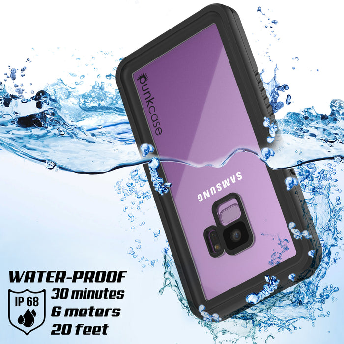 Galaxy S9 Waterproof Case, Punkcase [Extreme Series] [Slim Fit] [IP68 Certified] [Shockproof] [Snowproof] [Dirproof] Armor Cover [Light Blue] 