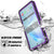 PunkCase Galaxy Note 10 Waterproof Case, [KickStud Series] Armor Cover [Purple] (Color in image: Light Green)