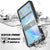 PunkCase Galaxy Note 10+ Plus Waterproof Case, [KickStud Series] Armor Cover [Black] (Color in image: White)