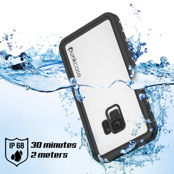 Galaxy S9 Waterproof Case, Punkcase StudStar White Thin 6.6ft Underwater IP68 Shock/Snow Proof (Color in image: teal)