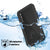 Galaxy S9 Waterproof Case PunkCase StudStar Black Thin 6.6ft Underwater IP68 Shock/Snow Proof (Color in image: teal)