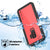 Galaxy S9 Plus Waterproof Case PunkCase StudStar Red Thin 6.6ft Underwater IP68 Shock/Snow Proof (Color in image: pink)