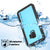 Galaxy S9 Waterproof Case PunkCase StudStar Teal Thin 6.6ft Underwater IP68 Shock/Snow Proof (Color in image: black)