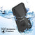 Galaxy S9 Waterproof Case, Punkcase [StudStar Series] [Slim Fit] [IP68 Certified] [Shockproof] [Dirtproof] [Snowproof] Armor Cover [Clear] (Color in image: pink)